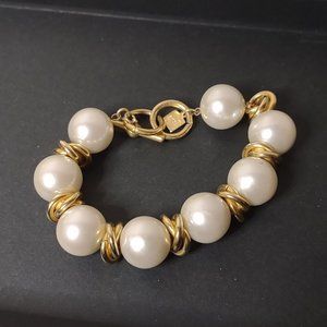 7.5 Inch Anne Klein Beaded Bracelet
